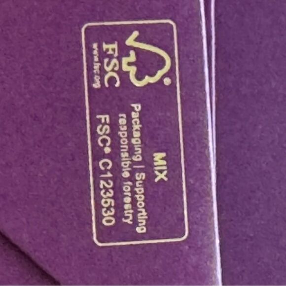 Liberty of London Shopping Bag - Purple‎ & Gold set of seven - Picture 9 of 12